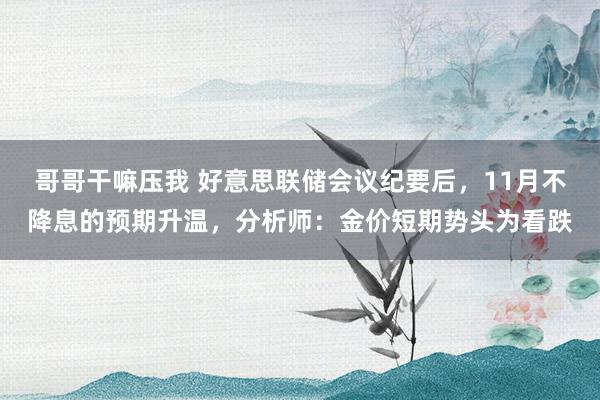 哥哥干嘛压我 好意思联储会议纪要后，11月不降息的预期升温，分析师：金价短期势头为看跌