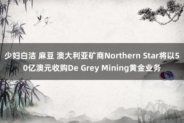 少妇白洁 麻豆 澳大利亚矿商Northern Star将以50亿澳元收购De Grey Mining黄金业务