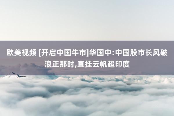 欧美视频 [开启中国牛市]华国中:中国股市长风破浪正那时，直挂云帆超印度